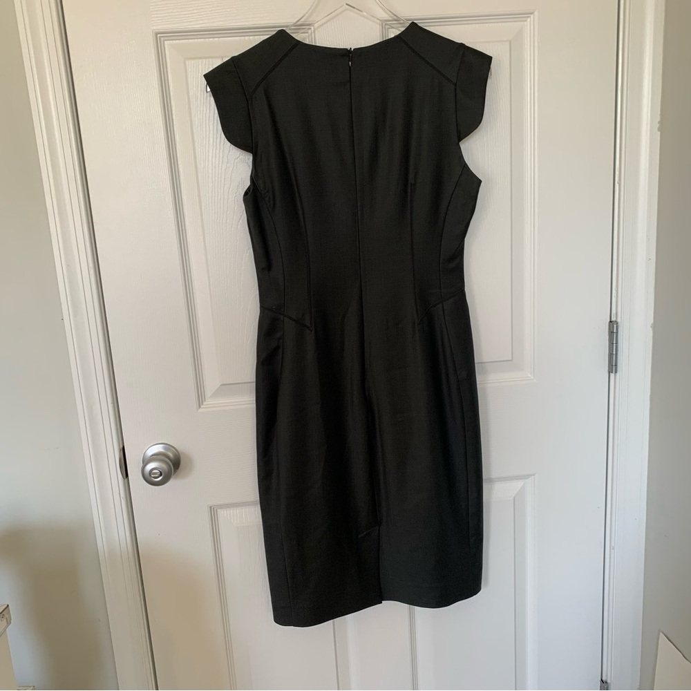 Ted Baker London Edid Wool Sheath Dress charcoal grey - Picture 3 of 16